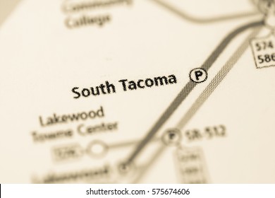 South Tacoma Station. Seattle Metro Map.