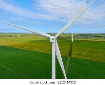 South Texas Wind Farms, Just Outside Of Corpus Christi, Texas.