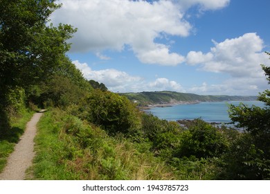 South West Coast Path Looe To Millendreath Cornwall England UK