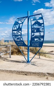 South West Coast Path Sign At Poole Dorset England