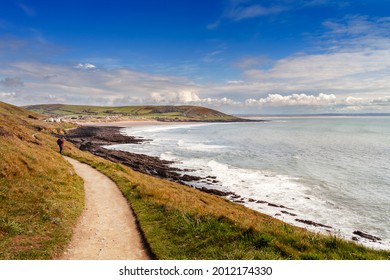 South West Coastal Path Near Baggy Point, Croyde, Devon