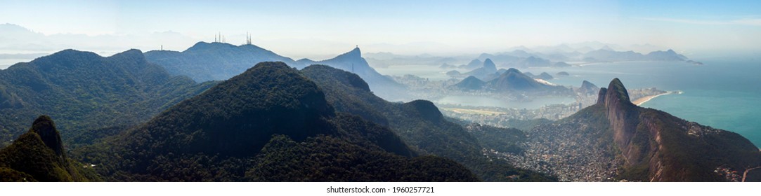 South Zone Of Rio De Janeiro Seen From The Top Of Pedra Da Gávea