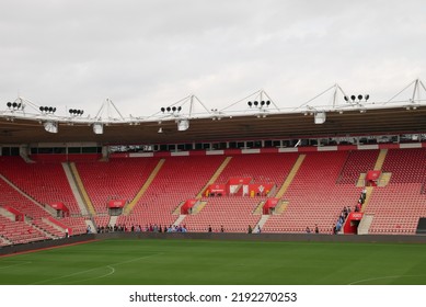 Southampton, England - 21 August 2022: Southampton St Mary's Stadium, Home Of Southampton Football Club.