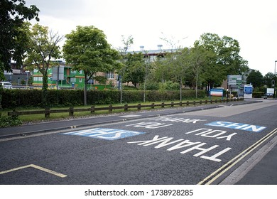 Southampton, Hampshire / England - 23 May 2020: Southampton General Hospital During Coronavirus Lockdown