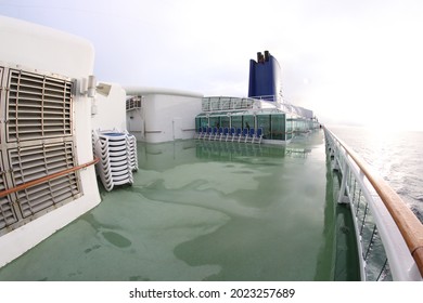 Southampton, Hampshire  UK - May 21 2019. PO Cruise Ship Aurora Deck Views.