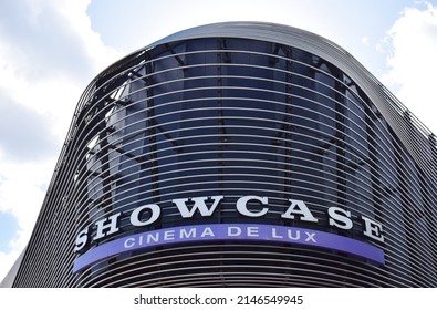 Southampton, UK. April 9 2022. The Outside Of A Cinema Complex Building In The UK Called 'Showcase Cinema De Lux'