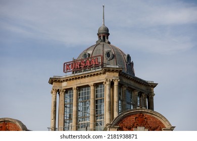 Southend-on-Sea, UK  July 23rd 2022  The Kursaal Building Dome, Brickwork And Windows. The Kursaal In Southend Is A Grade Ii Listed Victorian Ballroom, Casino And Amusement Park. Now Closed.