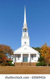 A Southern Baptist Church In Rural Surroundings.