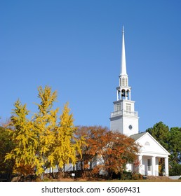 A Southern Baptist Church In Rural Surroundings.