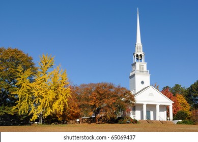 A Southern Baptist Church In Rural Surroundings.