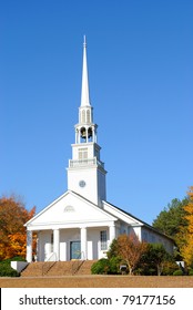 A Southern Baptist Church In Rural Surroundings.