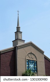 Southern Baptist Church With Steeple