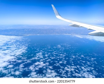 Southern California Coastline From An Air Plane