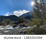 Southern California snow in Lytle Creek.