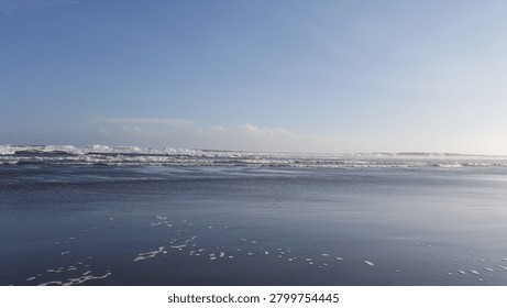 Southern Central Java Beach in a broad daylight.