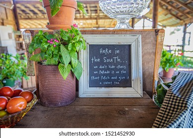 Southern Charm Farm Porch Country Sign 