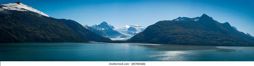The southern coast of Chile presents a large number of fjords and fjord-like channels from the latitudes of Cape Horn. - Shutterstock ID 1857005686