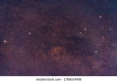 Southern Cross Constellation In The Southern Hemisphere Sky