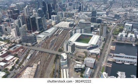 Southern Cross Station Melbourne Helicopter