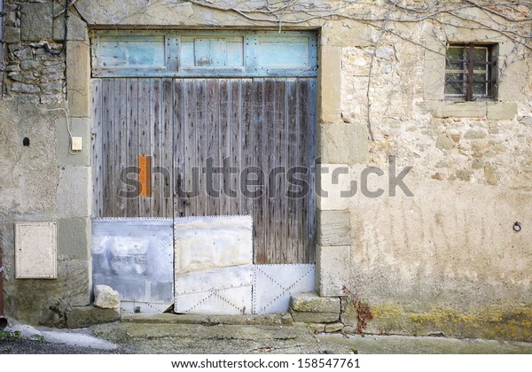 Southern French Garage Door Stock Photo Edit Now 158547761