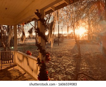 Southern Front Porch View In Louisiana 