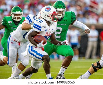 Southern Methodist Mustangs Running Back Ulysses Bentley IV (26) During A NCAA Football Game Between UNTand SMU, September 7, 2019, At Gerald J. Ford Stadium, Dallas.