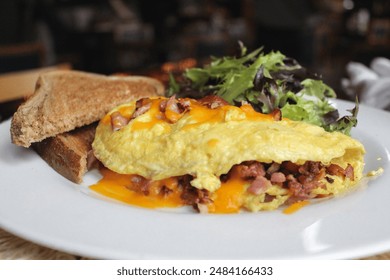 Southern style breakfast at a diner. - Powered by Shutterstock