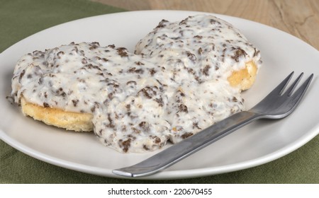 Southern Style Sausage Gravy  And Biscuits