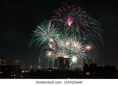 Southwark Park Fireworks, London November 2106