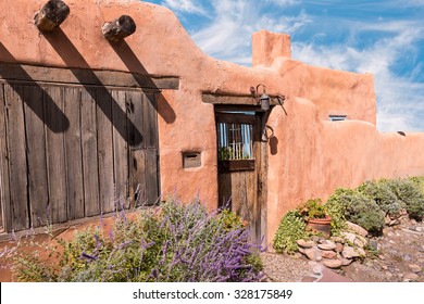 Southwest Adobe Home And Sky