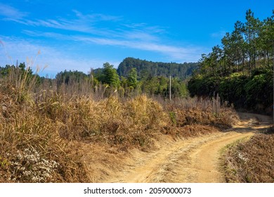 Southwest China Countryside In Winter