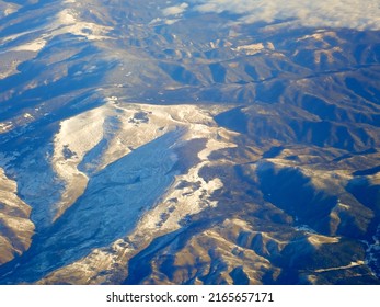 Southwestern Landscape From The Sky