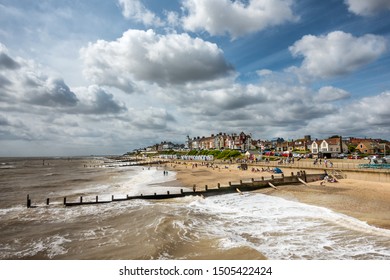 Southwold Beach In Suffolk East Anglia