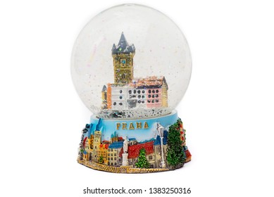 Souvenir glass Christmas ball - Prague - Powered by Shutterstock