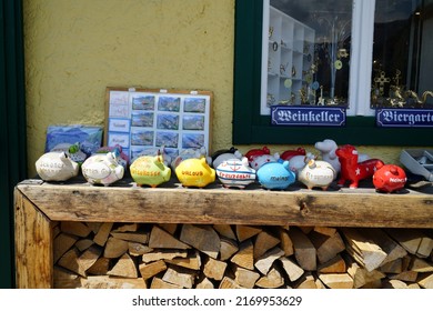 Souvenir Shop Several Small Pigs Hallstatt Stock Photo 2169953629 ...