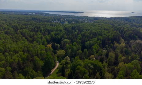 Sovetsky District Of Novosibirsk Filmed By A Drone From A Height