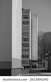 Soviet architecture, view from the side