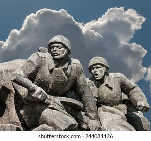 Soviet Era WW2 Memorial In Kiev Ukraine