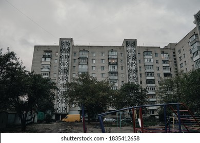 Soviet Gray Scary Badly Built House From The Cold War