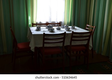 Soviet kitchen interior