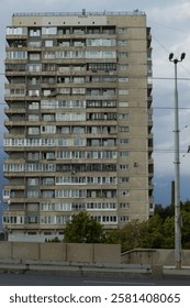 Soviet panel houses, brutalist architecture