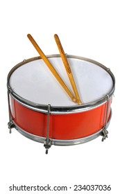 Soviet Pioneer Drum Isolated