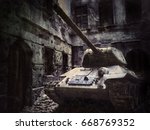 Soviet tank from the time of Second World War, model number T-34