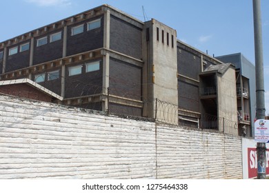 SOWETO, SOUTH AFRICA - CIRCA OCTOBER 2018:  Front Of The Chris Hani Baragawanath Academic Hospital