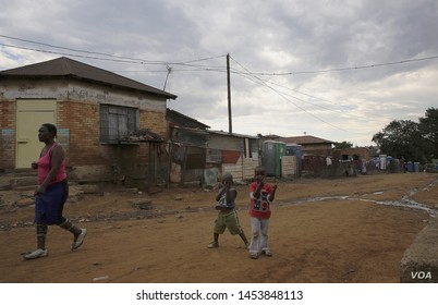 Soweto/Johannesburg - 06/06/2019  Photo Of The Poverty Street In Kliptown In Soweto