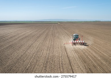 Sowing Soy In The Spring