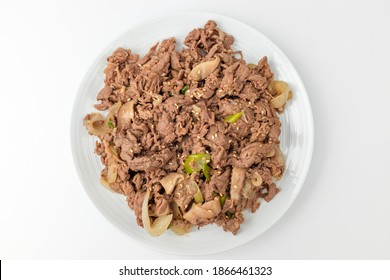 Soy Sauce Bulgogi On White Background