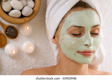 Spa Facial Mask.Dayspa