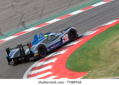 SPA FRANCORCHAMPS - MAY 7: Miguel Amaral And Olivier Pla In The Zytek 09SC Racing On May 7, 2011 In The 1000km Race Of Spa Francorchamps, Belgium