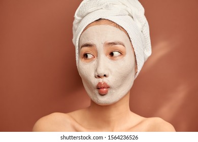 Download Clay Mask Face Images Stock Photos Vectors Shutterstock PSD Mockup Templates